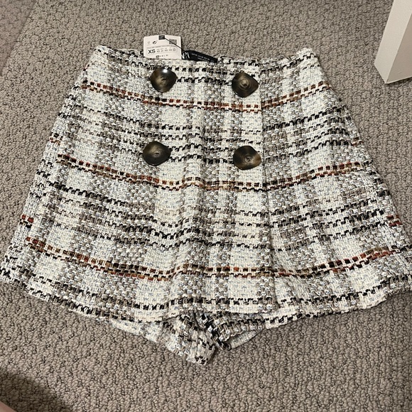 Brand New ZARA Tweed Skort - Picture 5 of 5
